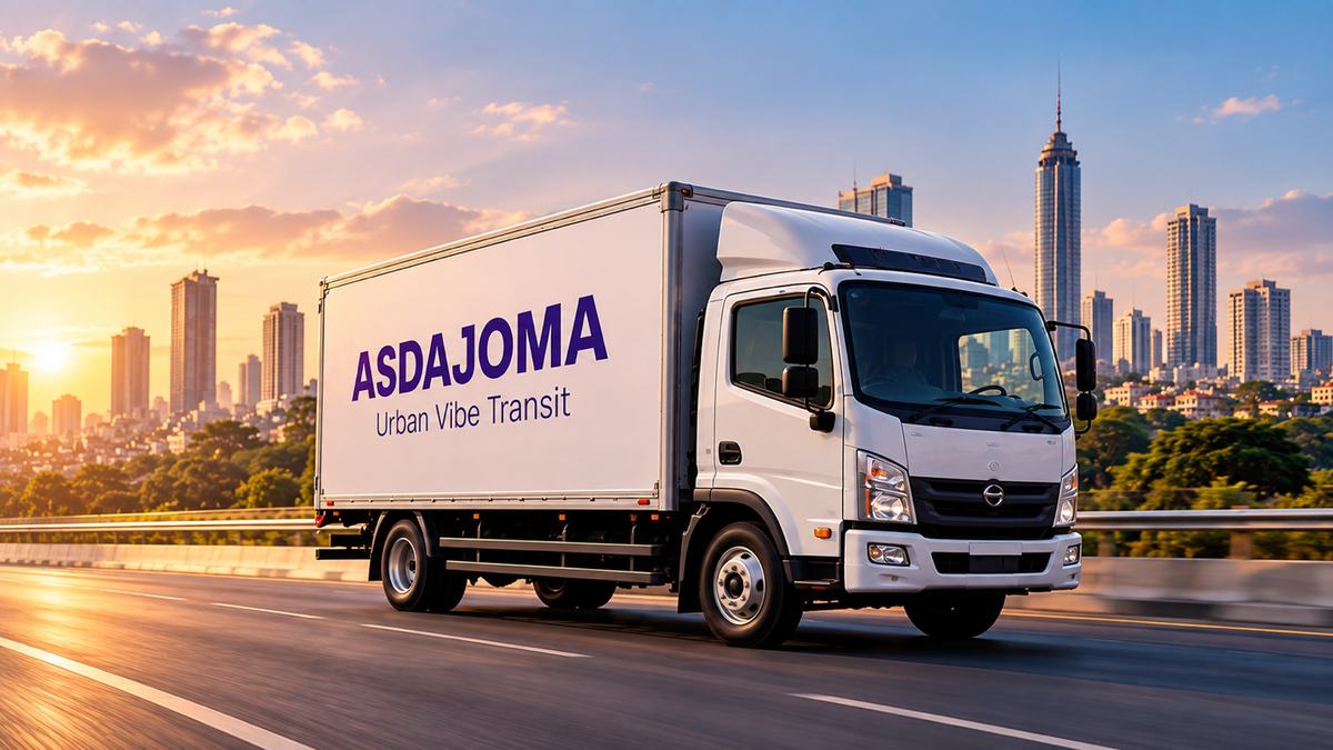 ASDAJOMA box truck on a Nairobi highway